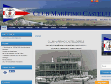 Tablet Screenshot of clubmaritimocastelldefels.com